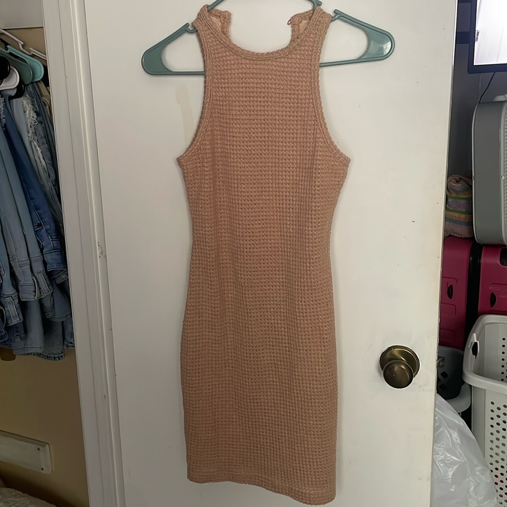 sleeveless mini dress